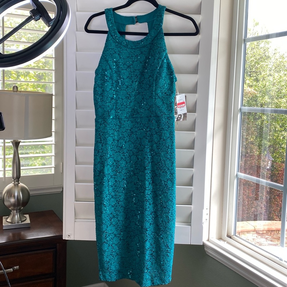 Trixxi green dress size 9